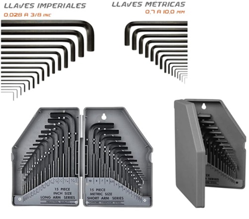 Kit 30 Llaves Allen 130T12ii